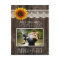 Photo Wood Sunflower Wedding Save The Date Cards
