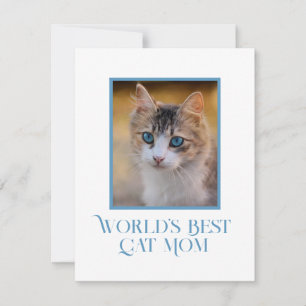 Photo World's Best Cat Mum Cat Picture Holiday Car