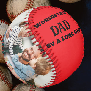  Photo Worlds Best Dad  Personalise Baseball