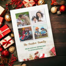 Photo Xmas festive Instagram Christmas Card