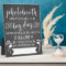 Photobooth Hashtag Wedding Party Sign