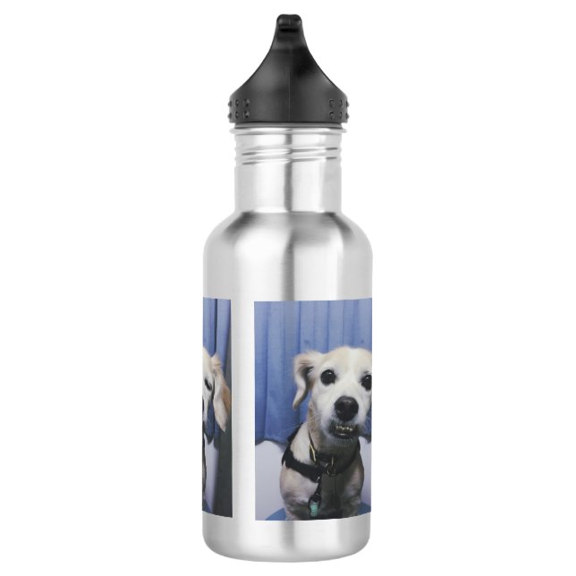 Photobooth Water Bottle (24 oz), White (Right)