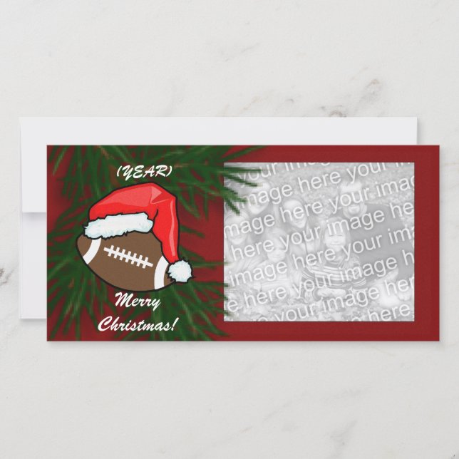 Photocard - Christmas Football Holiday Card (Front)