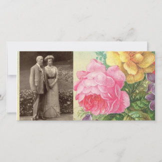 Photocard-Vintage Floral