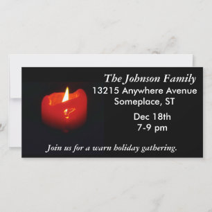 Photocard - warm holiday gathering