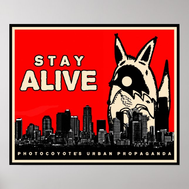 Photocoyote Urban Propaganda Poster (Front)