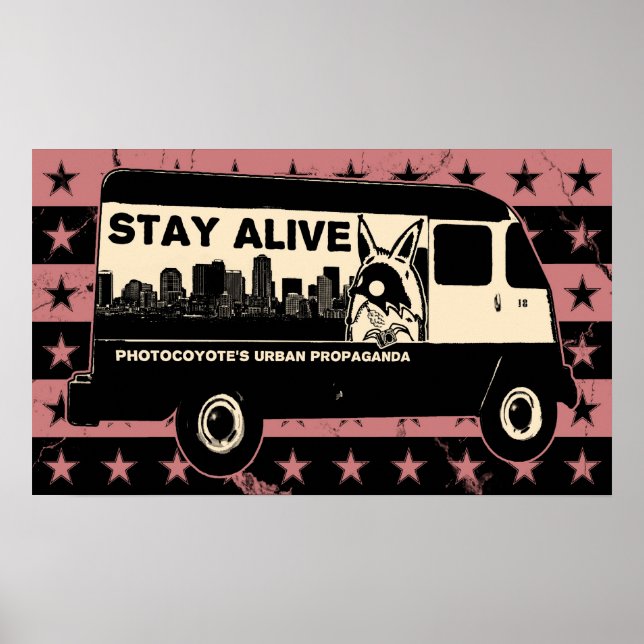 Photocoyote's Stars & Van Poster (Front)