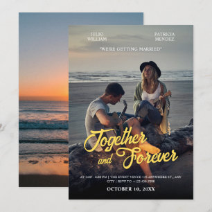 Photogenic wedding  invitation