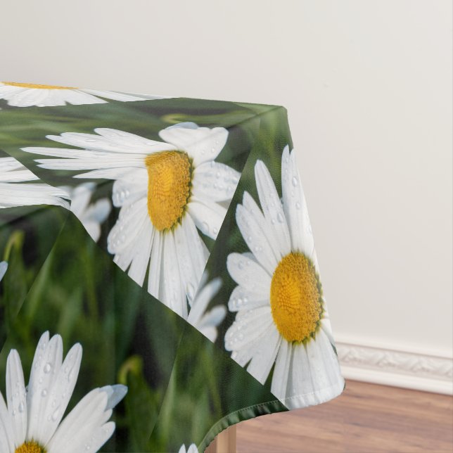 photograph, a margueritte, make green tablecloth (In Situ)