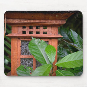 Photograph - Balinese Wooden Lantern Mouse Mat