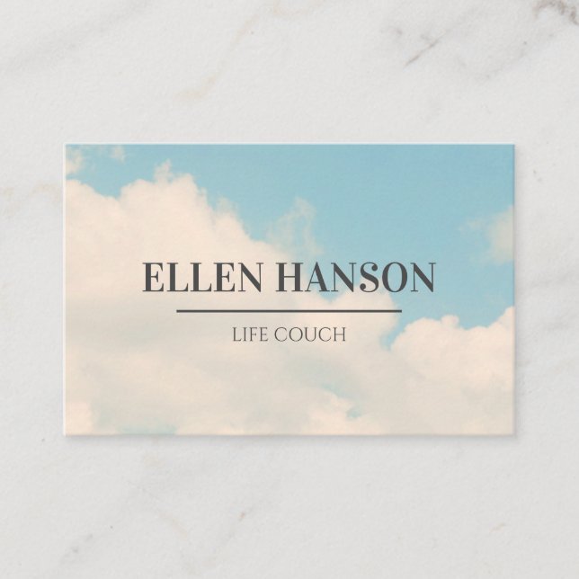 photograph business card (Front)