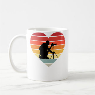Photograph Camera Vintage Heart I Love Photography Coffee Mug