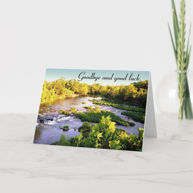 Photograph Doctor Goodbye Good Luck Greeting Card (Front)