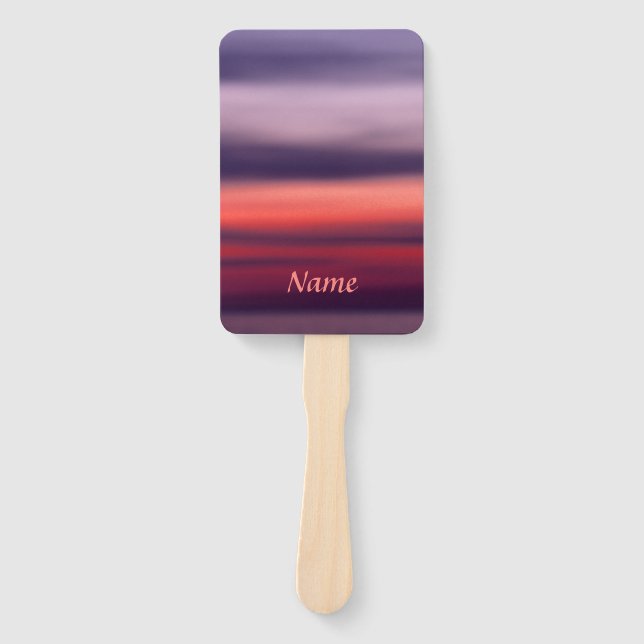 Photograph Duluth Minnesota Lake Superior Sunrise Hand Fan (Front)