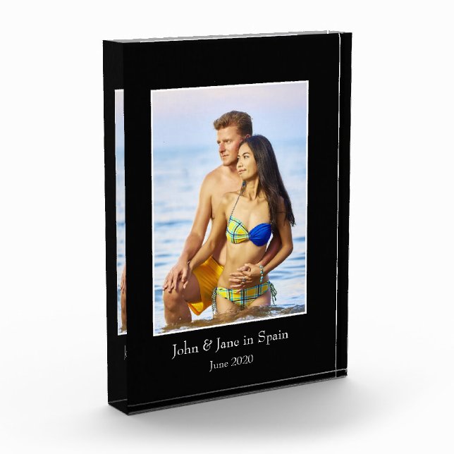 Photograph Frame, Custom Photo – Personalised (Left)