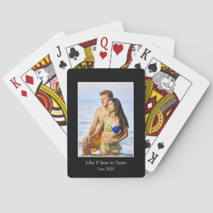 Photograph Frame, Custom Photo – Personalised Playing Cards