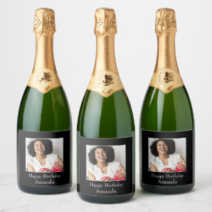 Photograph Frame, Custom Photo – Personalised Sparkling Wine Label