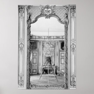 Photograph of a mirror at  Chateau de Versailles Poster