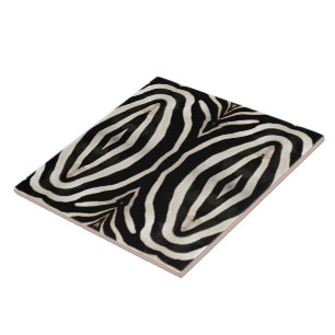 Photograph of a real Zebra's Fur Tile