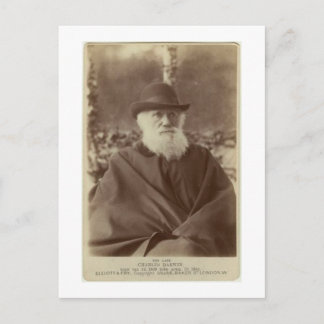 Photograph of Charles Darwin, 29 November 1881 Postcard