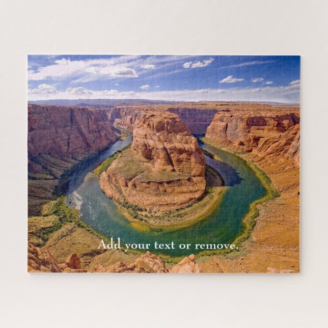 Photograph of Horseshoe Bend, Gran Canyon, Arizona Jigsaw Puzzle (Horizontal)