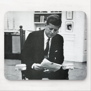 Photograph of John F. Kennedy 2 Mouse Mat
