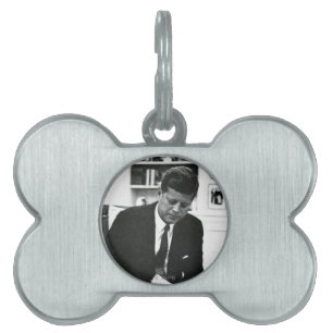 Photograph of John F. Kennedy 2 Pet ID Tag