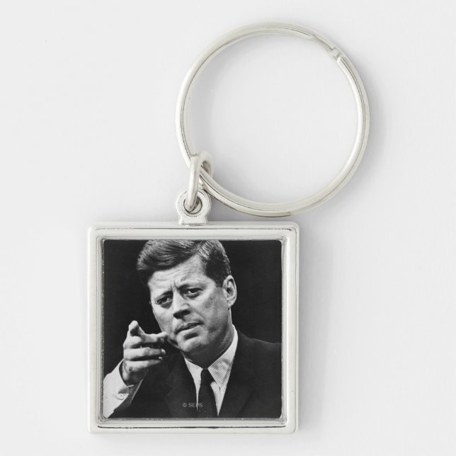 Photograph of John F. Kennedy 3 Key Ring (Front)