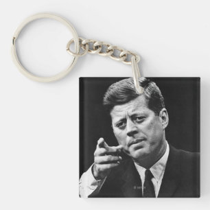 Photograph of John F. Kennedy 3 Key Ring