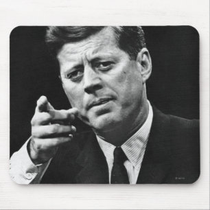 Photograph of John F. Kennedy 3 Mouse Mat
