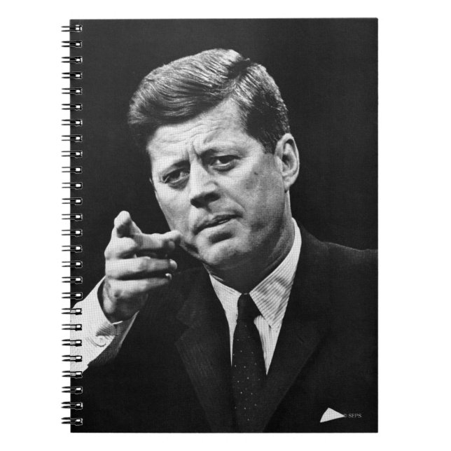 Photograph of John F. Kennedy 3 Notebook (Front)