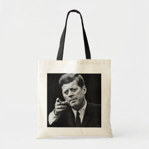 Photograph of John F. Kennedy 3 Tote Bag
