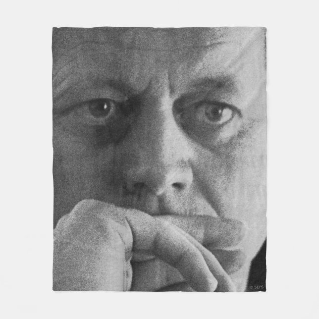 Photograph of John F. Kennedy Fleece Blanket (Front)