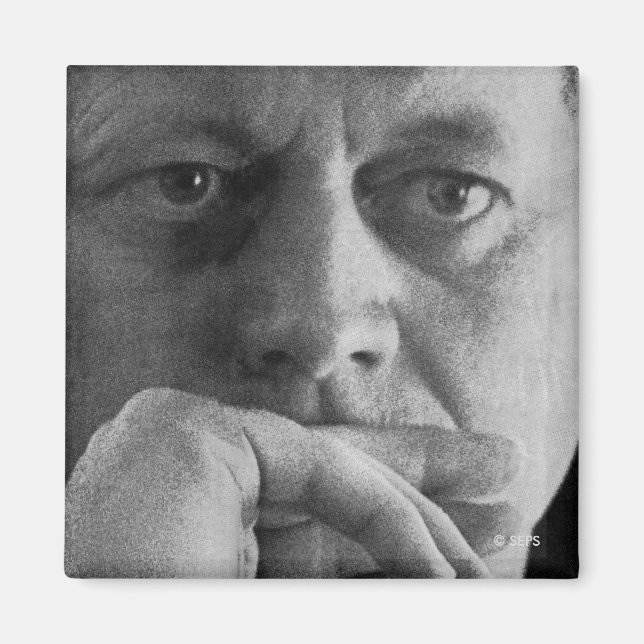 Photograph of John F. Kennedy Magnet (Front)