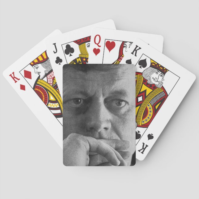 Photograph of John F. Kennedy Playing Cards (Back)