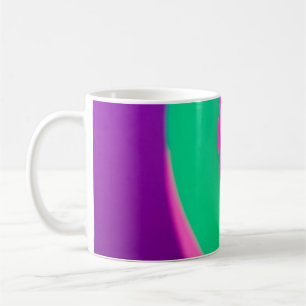 Photograph of optical illusion coffee mug