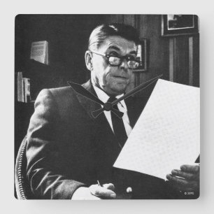 Photograph of Ronald Reagan Square Wall Clock