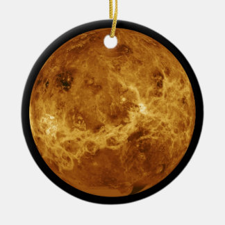 Photograph of the Venus planet Ceramic Tree Decoration