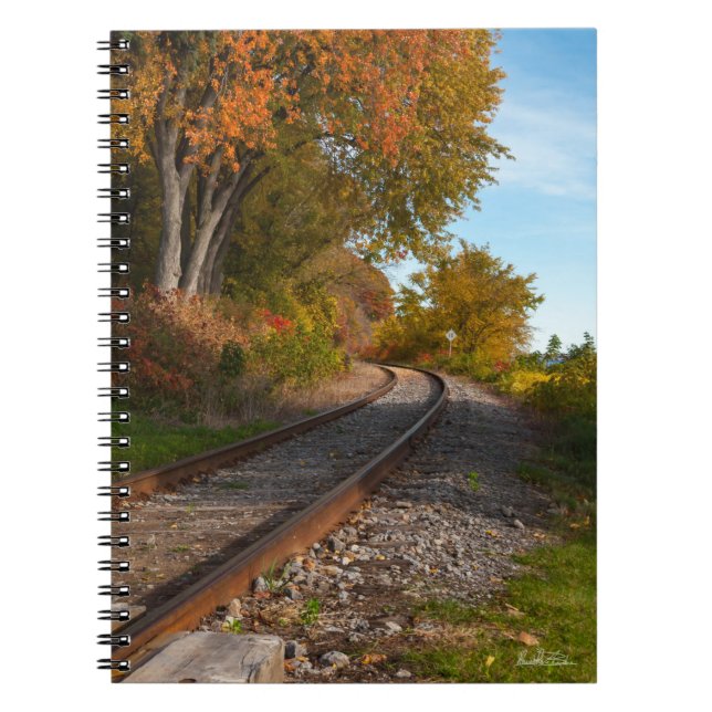 , Photograph report card of a railroad Notebook (Front)