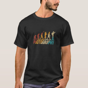 Photograph Retro Photographer Evolution Photograph T-Shirt