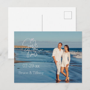 Photograph Save the Date Custom Announcement Postcard