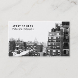 Photographer Add Your Photo Photography Business Card