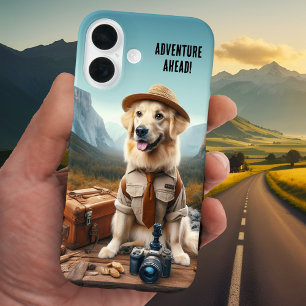 Photographer Adventurer Travel Dog iPhone 16 Case
