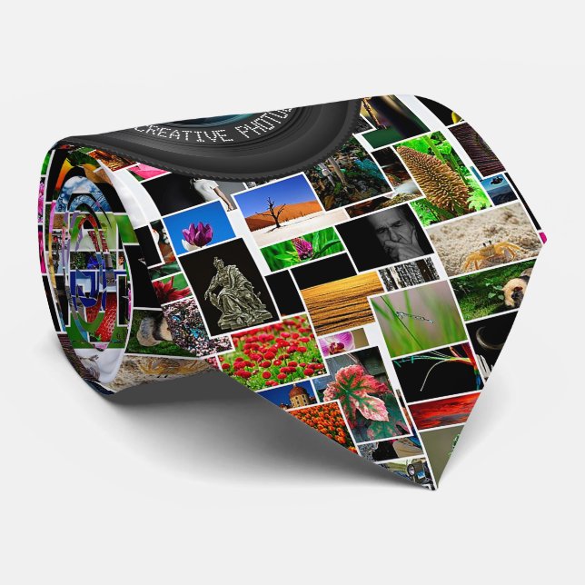 Photographer And Photography Business Camera Lens Tie (Rolled)