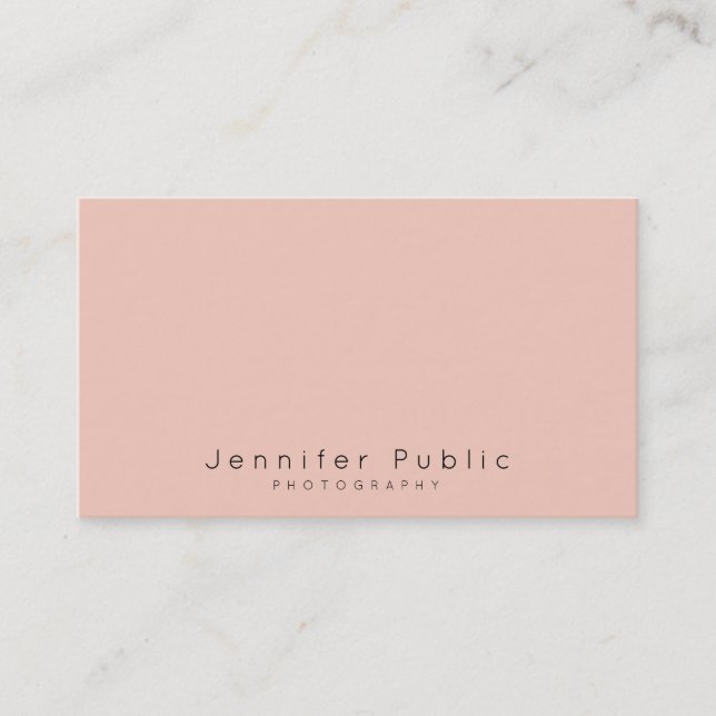 Photographer Beauty Salon Hair Stylist Gloss Business Card (Front)