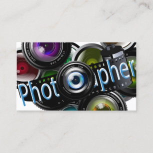 Photographer - Blue Business Card