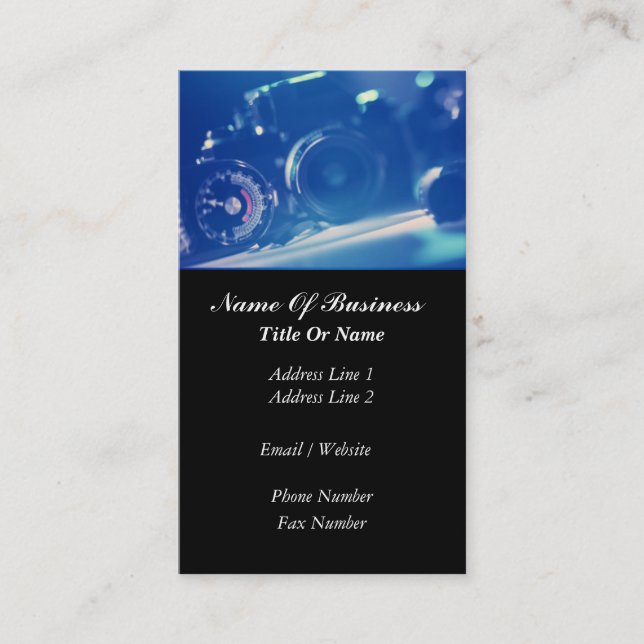 Photographer Business Card (Front)