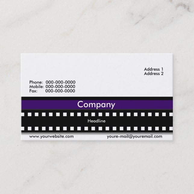 Photographer Business Card (Front)
