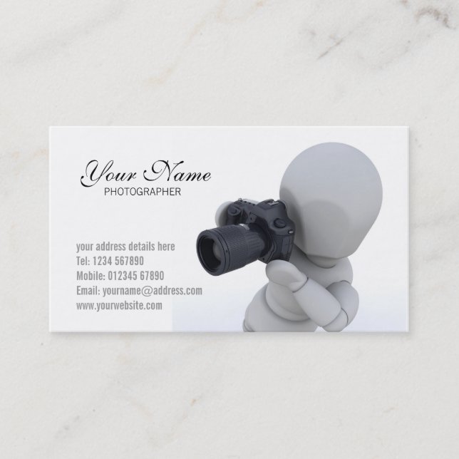 Photographer Business Card (Front)