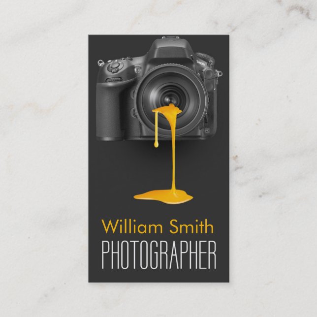 Photographer Business Card (Front)